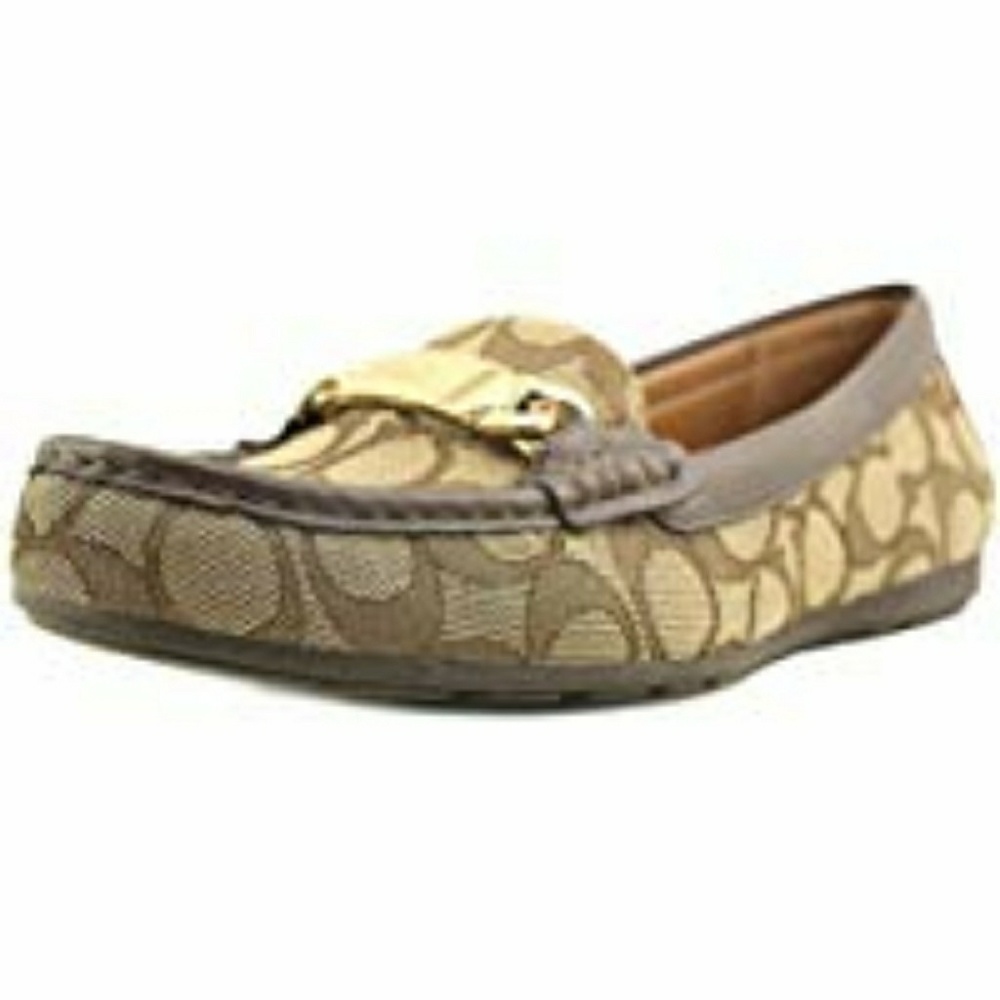 Coach Womens Olive Sand Printed Closed Toe